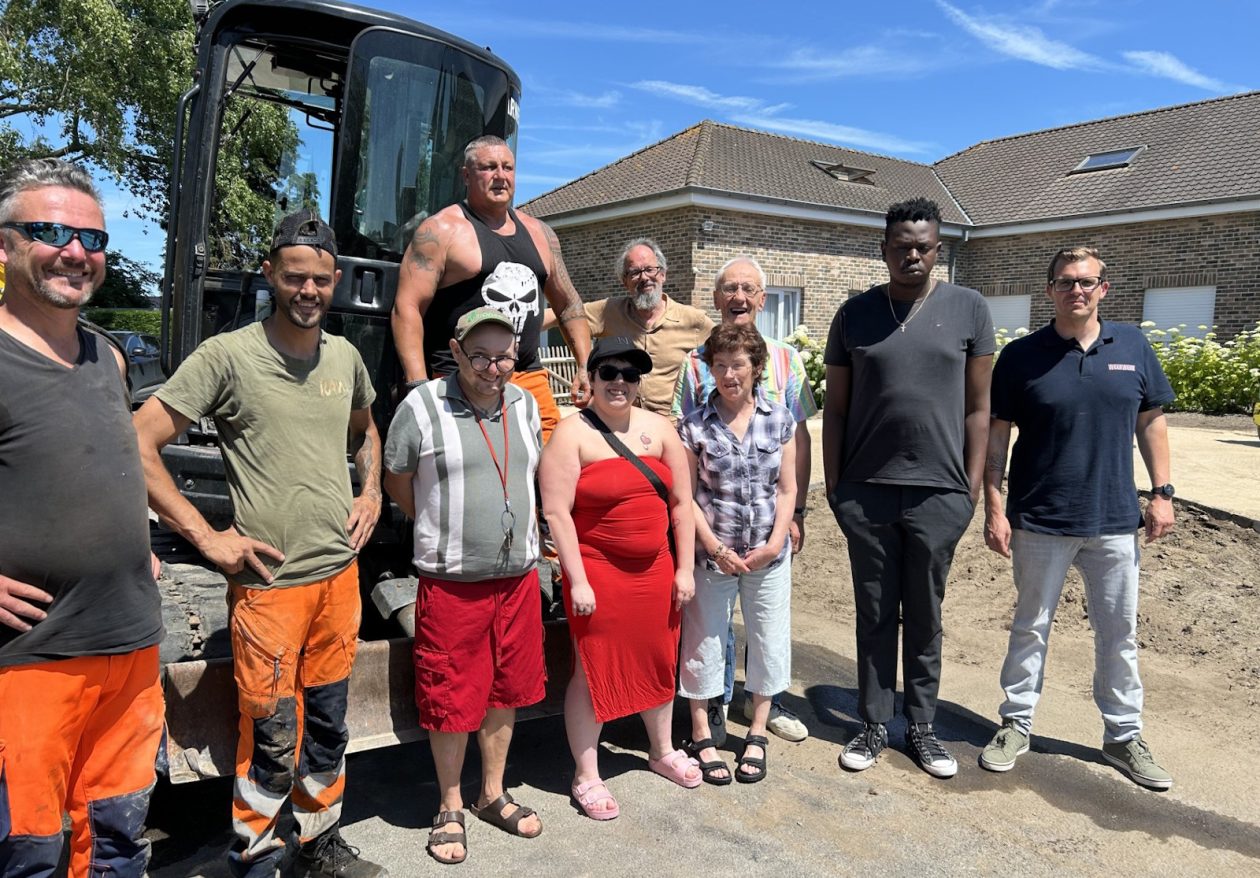 Weerwerk legt belevingstuin aan voor Inoa Campus Handzame
